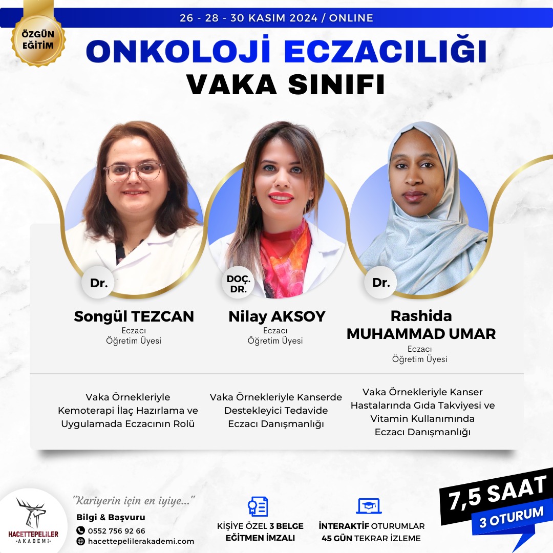 Onkoloji Eczacılığı Vaka Sınıfı